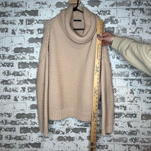 Zara | women knitted cowl turtleneck sweater - Picture 6 of 10